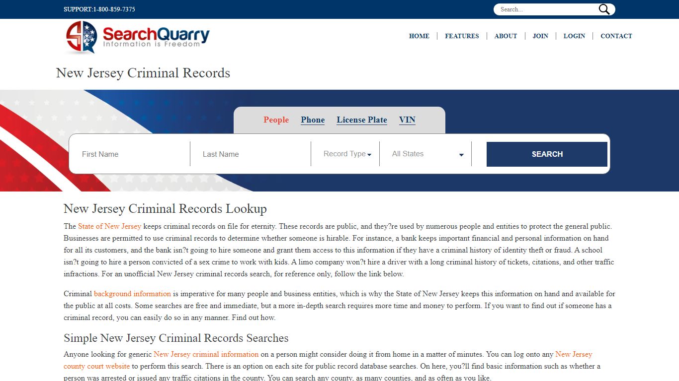 New Jersey Criminal Records - SearchQuarry